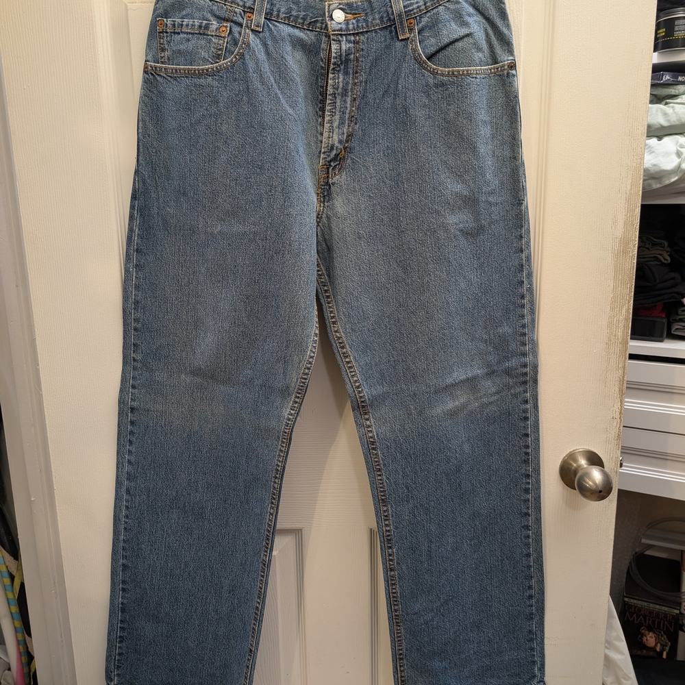 Levi's Men's 569 Loose Straight Blue Jeans 34x32